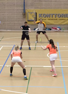 Kuusinen ja Rutanen pelaamassa MD B, jossa vastassa Karkaus/Luostarinen