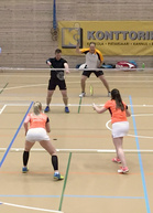 Kuusinen ja Rutanen pelaamassa MD B, jossa vastassa Karkaus/Luostarinen